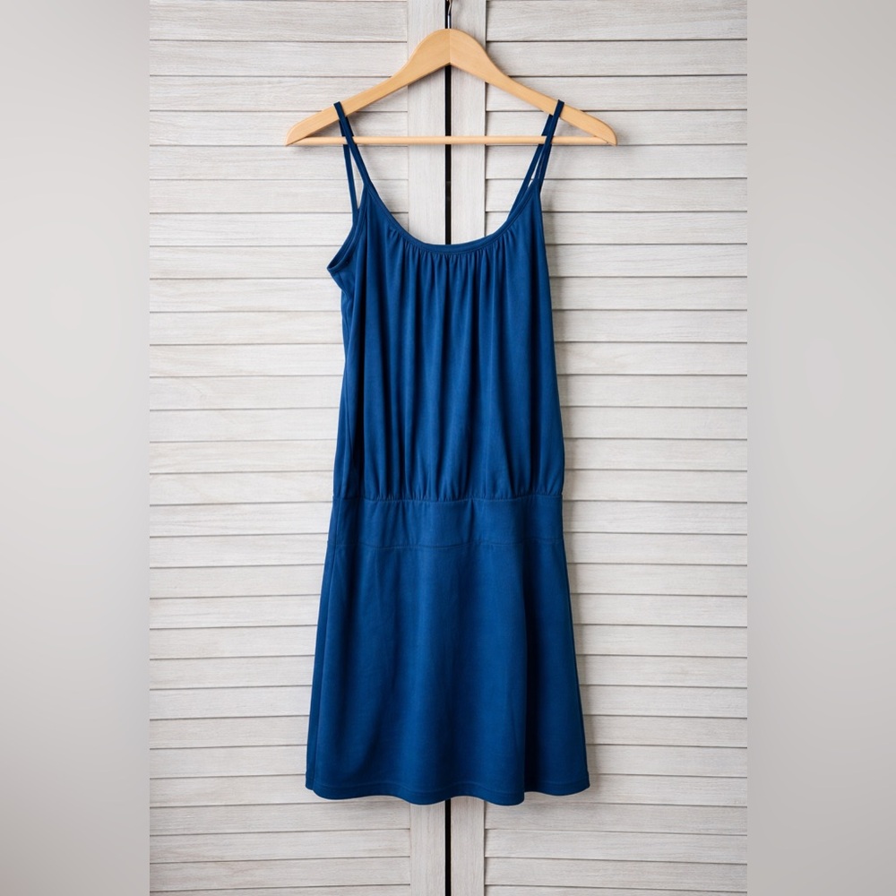 Hot Kiss Y2K Blue Mini Dress Size M Spaghetti Strap Casual Cute Flowy Chic